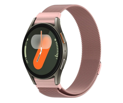 Pasek i akcesoria do zegarków TECH-PROTECT Milaneseband do Galaxy Watch 4 / 5 / 5 Pro / 6 / 7 / FE Rose 5906302313792